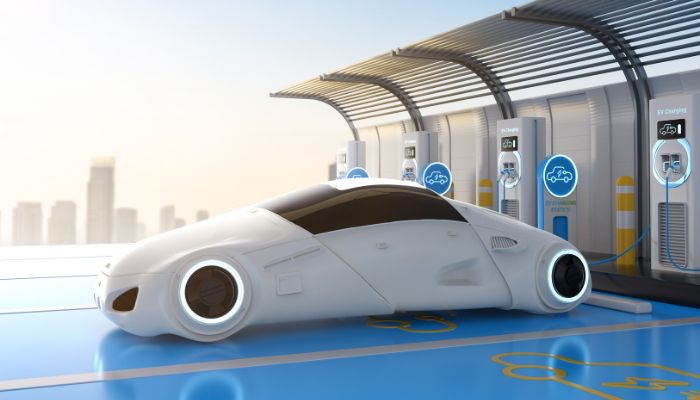 A representative picture of an electric car getting charged. — Canva