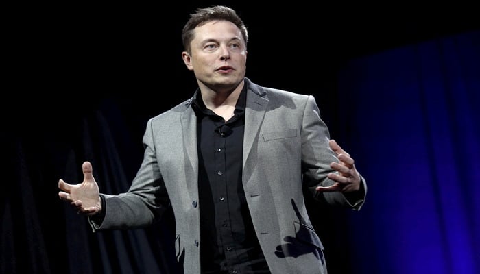 Tesla CEO Elon Musk speaks at an event in Hawthorne, California April 30, 2015. — Reuters