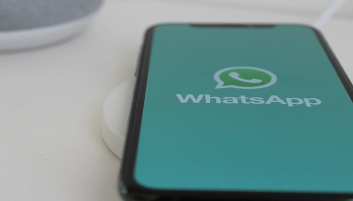 An undated image displaying WhatsApp logo on a mobile screen. — Pixabay