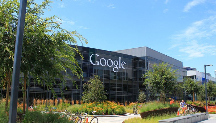 An undated image of Google Plex in California, — Pixabay