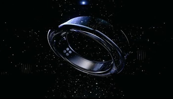 The image shows the Galaxy Ring, — Samsungmembers