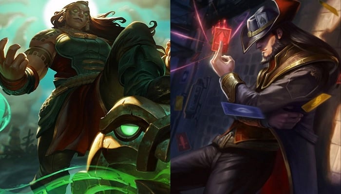 The image shows characters from League of Legends. — Riot Games