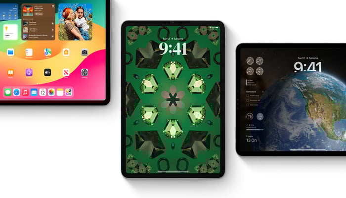 An undated image of iPadOS 17. — Apple