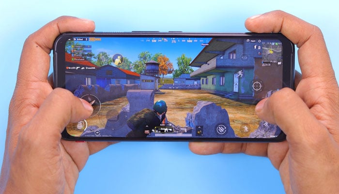An undated image of a person playing PUBG on a smartphone. — Pixabay