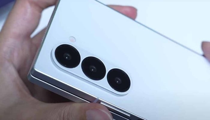 An undated image of Galaxy Z Fold 6 Slim. — Samsung