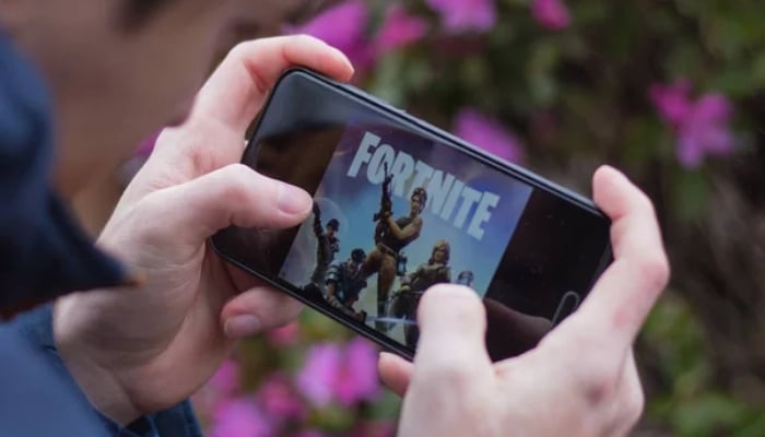 An undated image of the Fortnite launch screen. — depositphotos