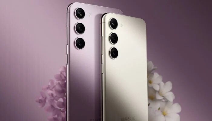 An undated image of Samsung Galaxy S23 and S23+. — Samsung