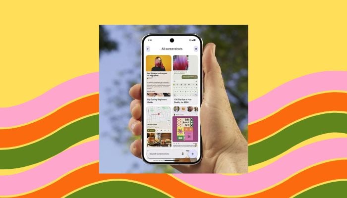An undated image of the Pixel Screenshots app. — Google Store/ Canva