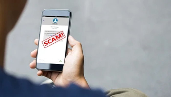 An undated image of Scam message on a mobile. — Shutter Stock