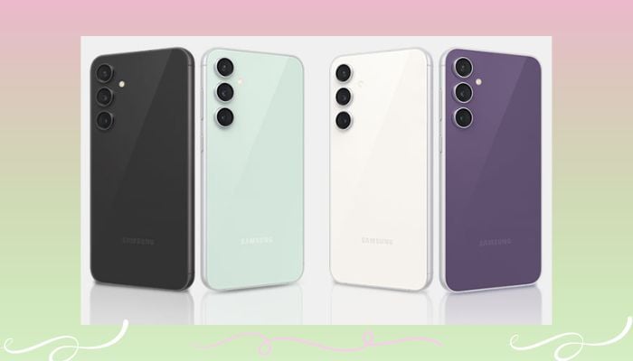 An undated image of Galaxy S23 FE. — Samsung/ Canva