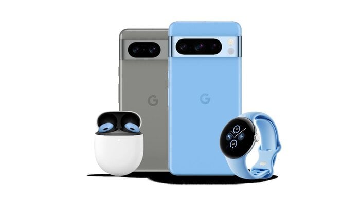 An undated image of Google Pixel products. — Google
