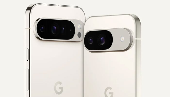 An undated image of Google Pixel 9 and Pixel 9 Pro. — Google