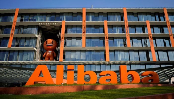 An image of logo of Alibaba Group seen at the companys headquarters in Hangzhou, Zhejiang province, China July 20, 2018. — Reuters