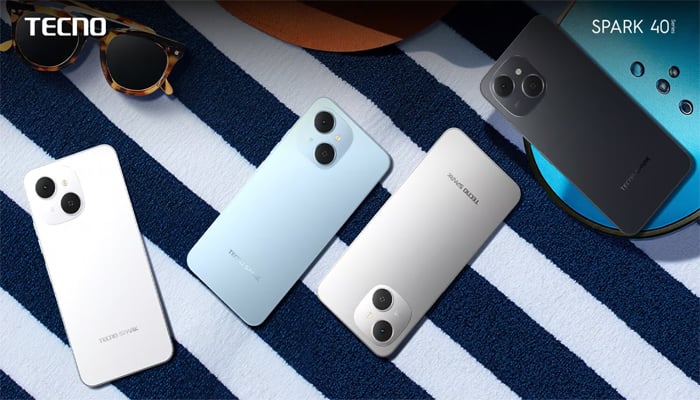 An undated image of Tecno Spark 40C. — Tecno Pakistan