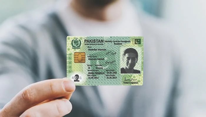 An undated image of Pakistans Smart ID card. — NADRA