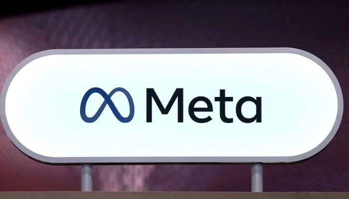 An image of a logo of Meta is seen at the Porte de Versailles exhibition centre in Paris, France, on June 11, 2025. — Reuters