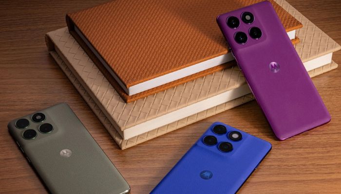 An undated image of Motorola phones. — Motorola