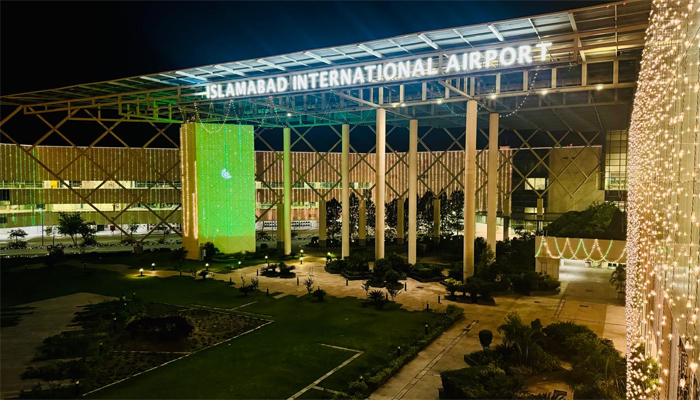 An undated image shows outside view of Islamabad International Airport. — Pakistan Airports Authority (PAA)