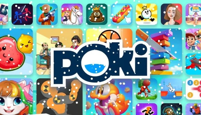 An undated image of Poki games poster. — Poki