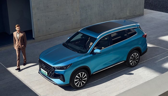 An undated image of Chery Tiggo 8 PHEV. — Chery Pakistan