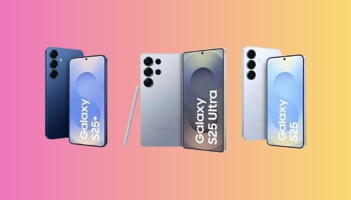 An undated image shows Samsung Galaxy S25, S25+, and Galaxy S25 Ultra. — Samsung/Canva