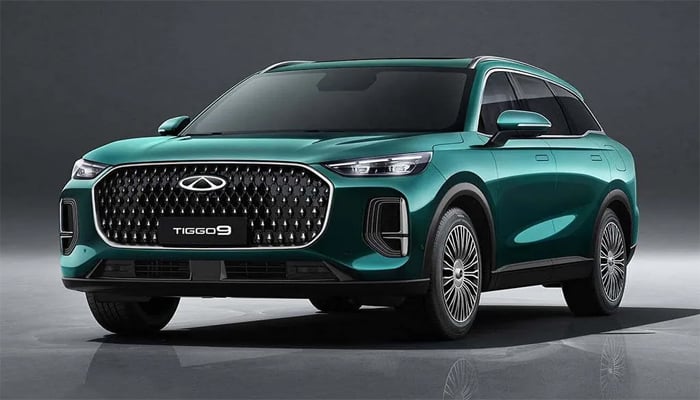 An undated image of Chery Tiggo 9 PHEV. — Chery Master Pakistan